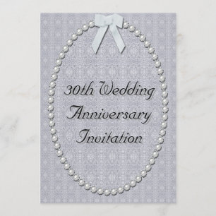 30th Wedding Anniversary Invitation