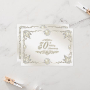 30th Wedding Anniversary Invitation