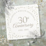 30th Wedding Anniversary Love Hearts Confetti Napkins