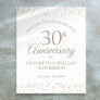 30th Wedding Anniversary Pearl Dust Welcome Sign