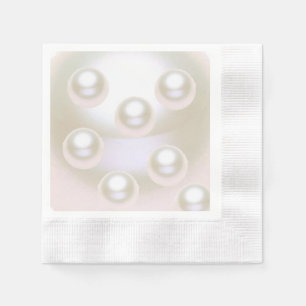 30th Wedding Anniversary Pearl Napkins