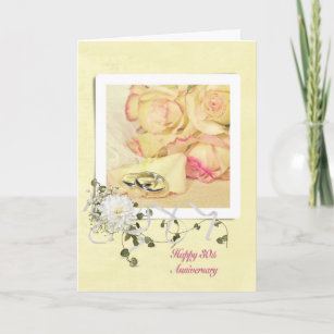 30th Wedding Anniversary Roses Card