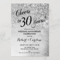 30th Wedding Anniversary Silver