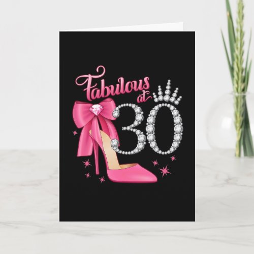 30th YOU WILL HAVE A FABULOUS BIRTHDAY Card
