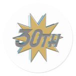 30thanniversary7t classic round sticker