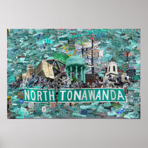 30x20 Print - The Streets of North Tonawanda NY