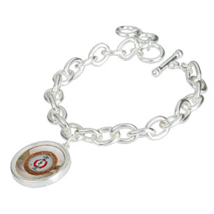 [310] Japanese calligraphy - Karate-do Charm Bracelet