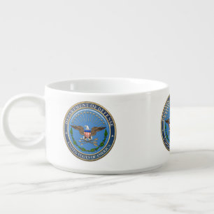 [310] U.S. Department of Defense (DOD) Emblem [3D] Bowl