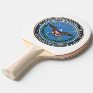 [310] U.S. Department of Defense (DOD) Emblem [3D] Ping Pong Paddle