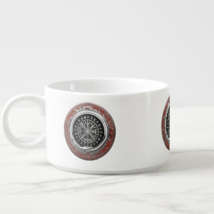 [310] Vegvisir - Viking Silver Magic Runic Compass Bowl