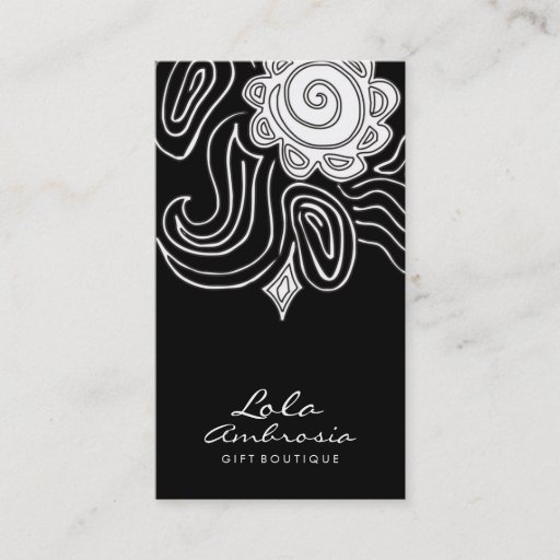 Customizable 311 Ambrosia Swirl Midnight Business Card Template