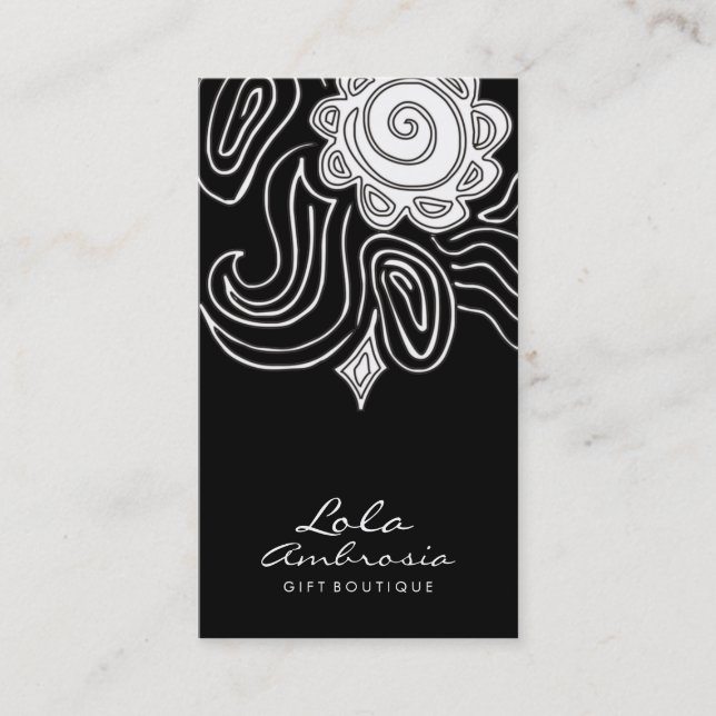 311 Ambrosia Swirl Midnight Business Card (Front)