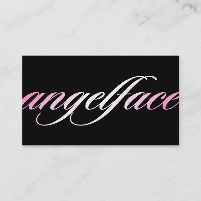 311 Angel Face Business Card (Front)