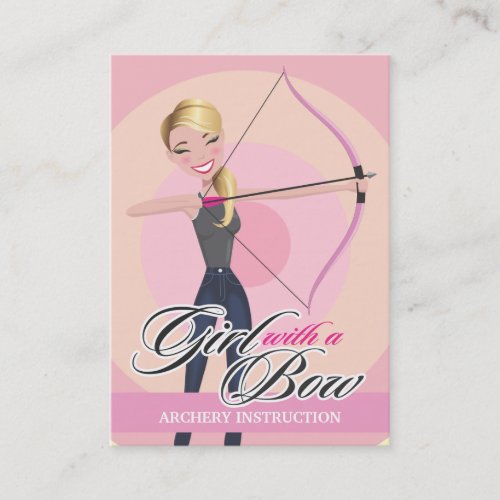 311 Archery Chic 3.5 x 2 Business Card