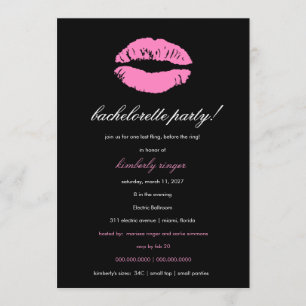 311-Bachelorette / Lingerie Party Invite