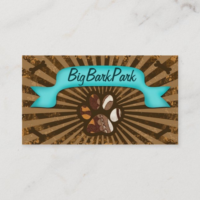 311-BIG BARK BUSINESS CARD (Front)