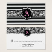 311-Black Stripes and Lace (Front & Back)