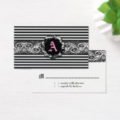 311-Black Stripes and Lace (Desk)