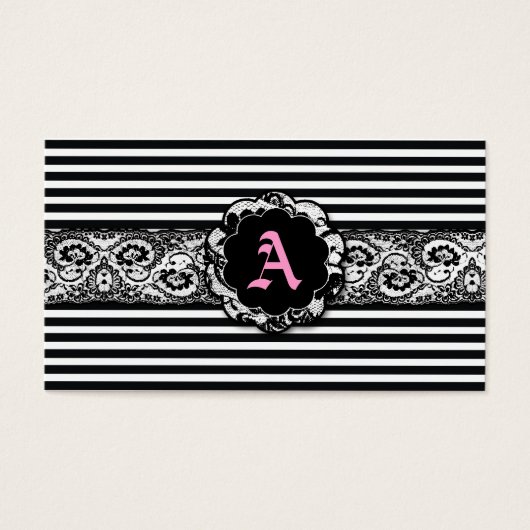 311-Black Stripes and Lace (Front)