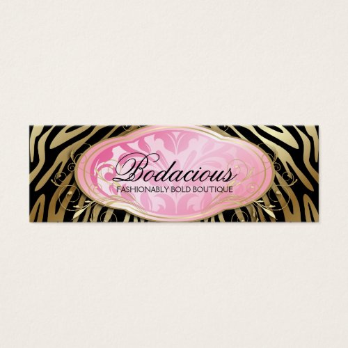 311 Bodacious Boutique Black Hang Tag Business Card