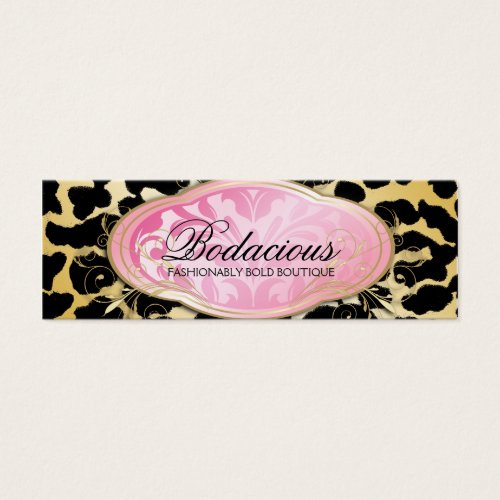 311 Bodacious Boutique Golden Leopard Hang Tag