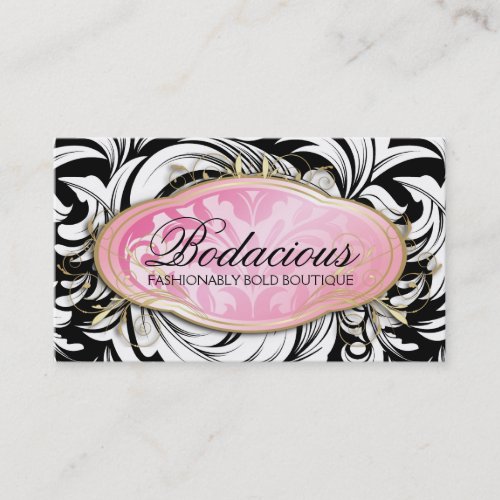 311 Bodacious Lavish Boutique Leopard Spots Business Card