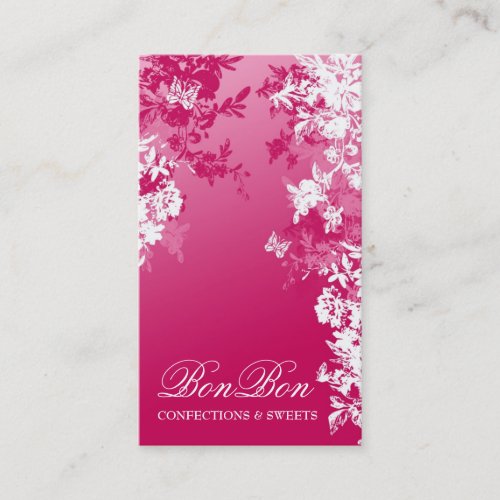 311 BON BON SWEET PINK FADE BUSINESS CARD TEMPLATES