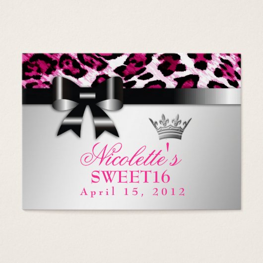 311 Bowlicious Hot Pink Leopard (Front)