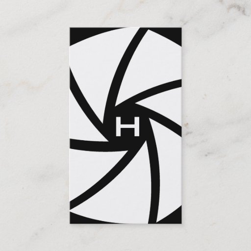 Customizable 311-CAMERA READY | BLACK AND WHITE BUSINESS CARD TEMPLATE