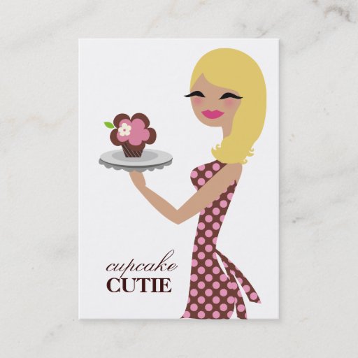 Customizable 311 Candie the Cupcake Cutie V2 Darker Blond Business Card