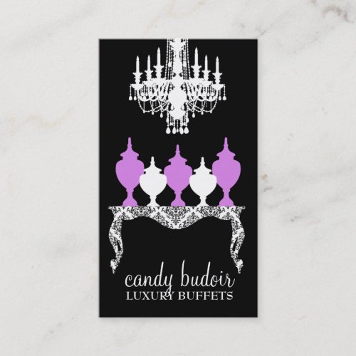 311 Candy Budoir Purple Rococo Business Cards