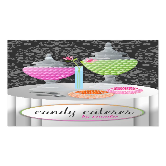 311 Candy Caterer Business Card Templates