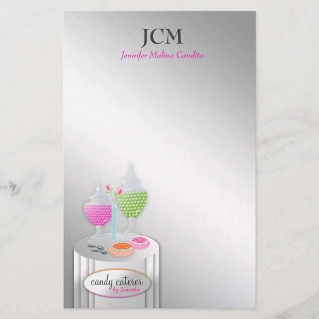 311-Candy Caterer | Stationary Stationery (Front)