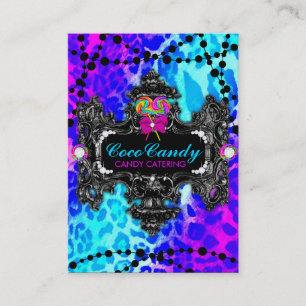 311 Candy Wonderland Leopard Business Card