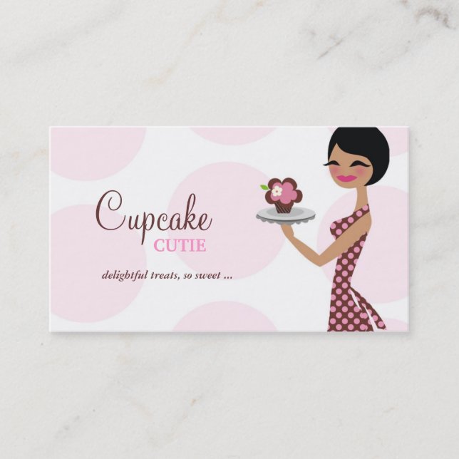 311 Carlie Cupcake Cutie Business Card (Front)