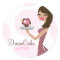 311 Carlie the Cupcake Cutie Brunette Sticker