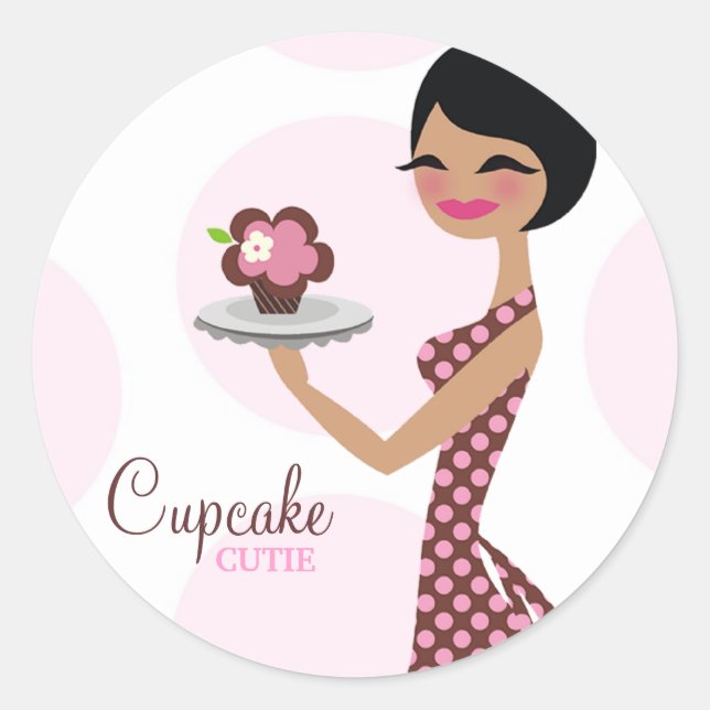 311-Carlie the Cupcake Cutie Sticker (Front)