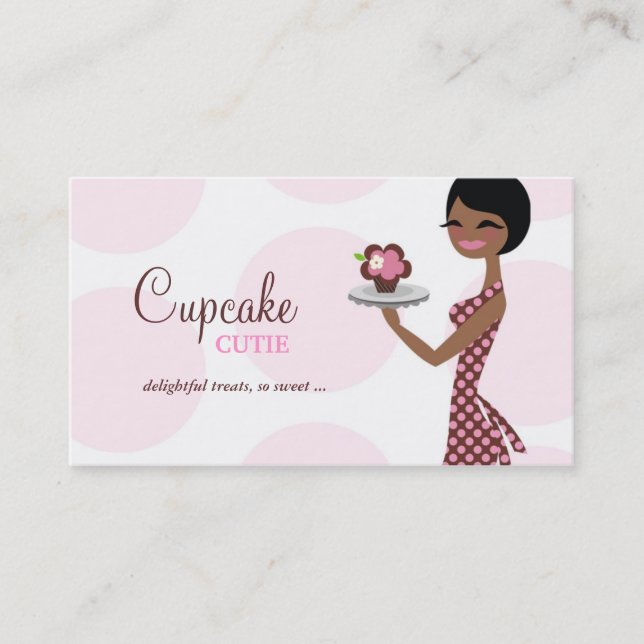 311 Carmella the Cupcake Cutie Business Card (Front)