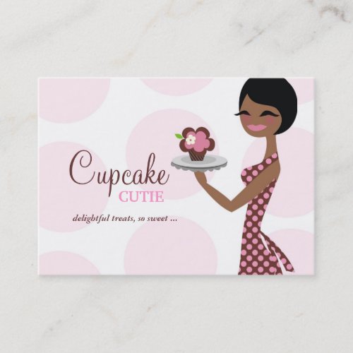 311 Carmella the Cupcake Cutie Chubby B Card Business Card Templates