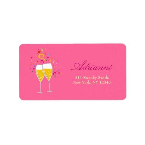 311_Champagne Toast Address Labels