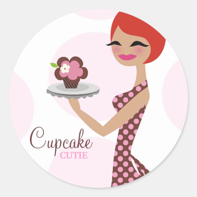 311-Cherrie the Cupcake Cutie Sticker (Front)