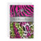 311 Chic Animal Print Pink Lime | Metallic Gold