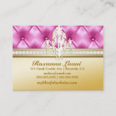 311 Ciao Bella Bliss Pink Tuft Business Card (Back)