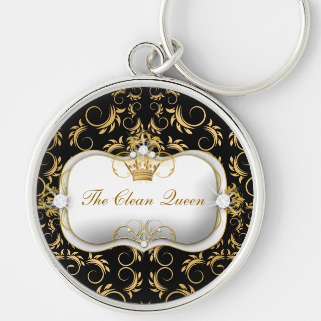 311 Ciao Bella Golden Divine Black Keychain (Front)