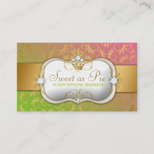 311-Ciao Bella Golden Divine Lollipop Fade Business Card