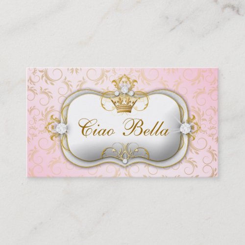 311 Ciao Bella Golden Divine Pink Business Card