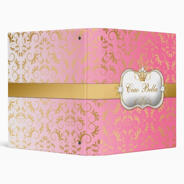 311 Ciao Bella Golden Divine Pink Fade Binder (Background)