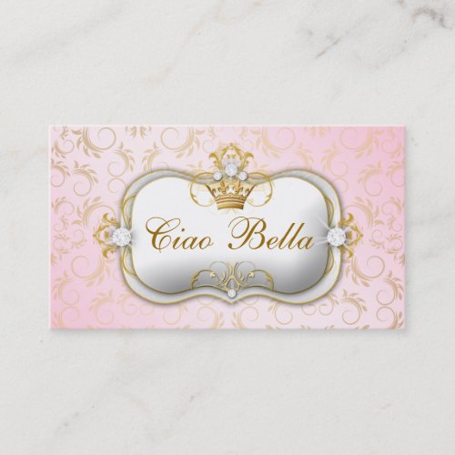 311_Ciao Bella Golden Divine Pink Punch Card