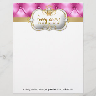311 Ciao Bella Pink Tuft Letterhead