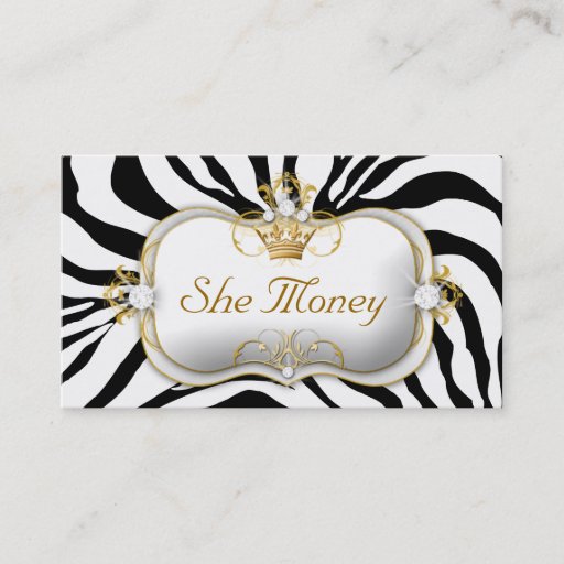Customizable 311 Ciao Bella Zebra Business Cards